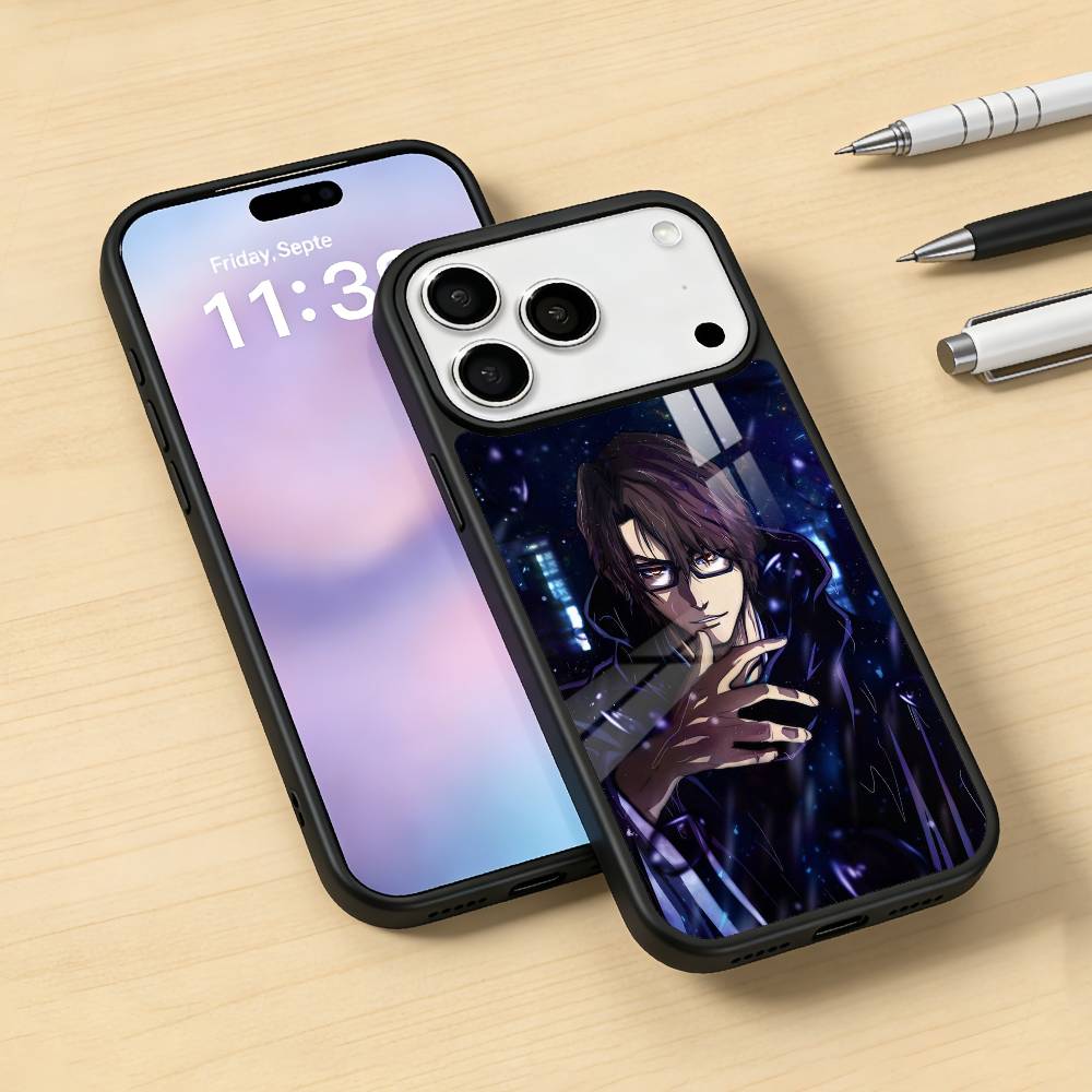 Anime S-Sosuke Aizen Phone Case For iPhone17,16,15,14,13,12,Pro,Max,Magnetic For Magsafe Wireless Charging