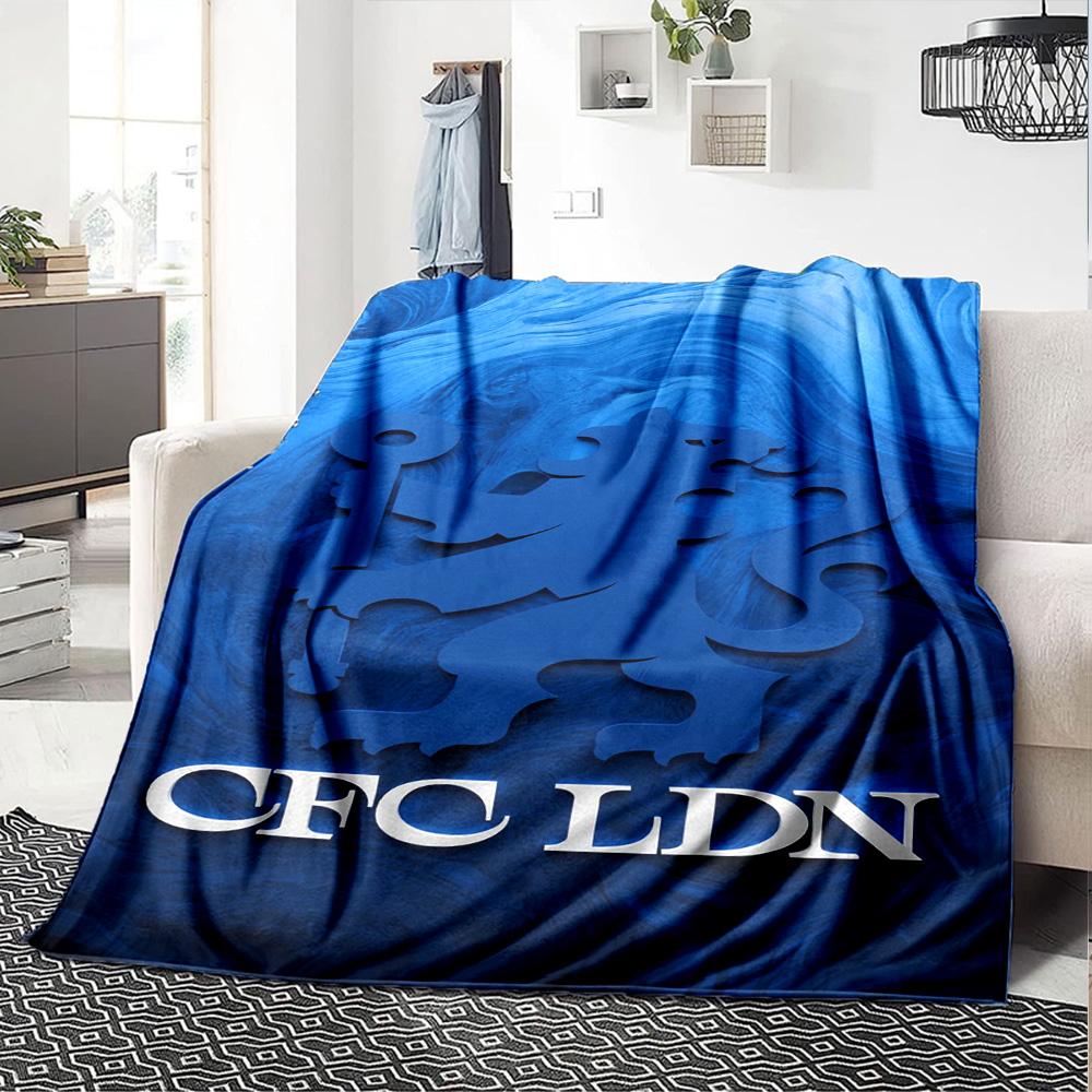 Chelsea Fc Football Player Blanket Warmthful Decor Suitable for Bedding Office Chair Sofa for All Seasons Stylish Decor
