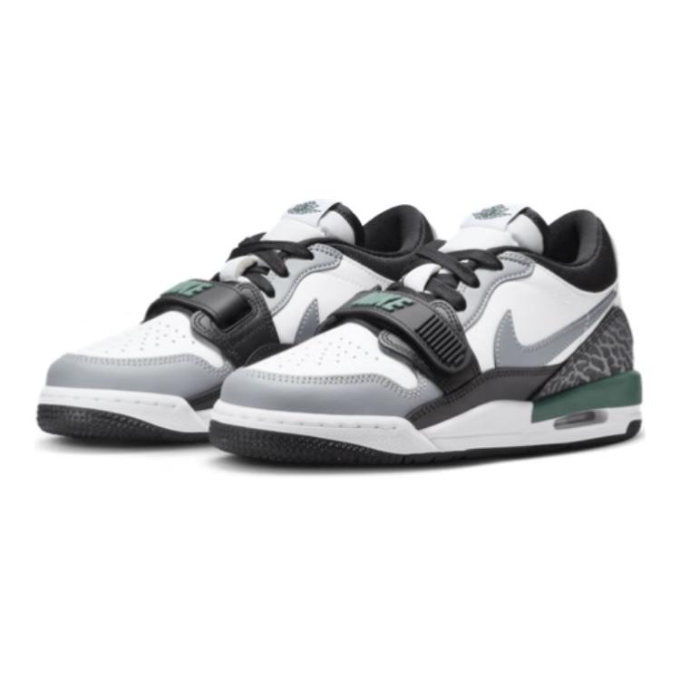 Air Jordan Legacy 312 Low GS Oxidized Green Kids Sneakers White Black Cool-Grey CD9054-131