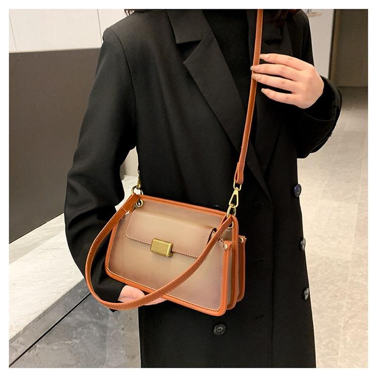 IELGY Women's Textured Bag Cross-body Korean Small Satchel, One-shoulder Retro Underarm Bag