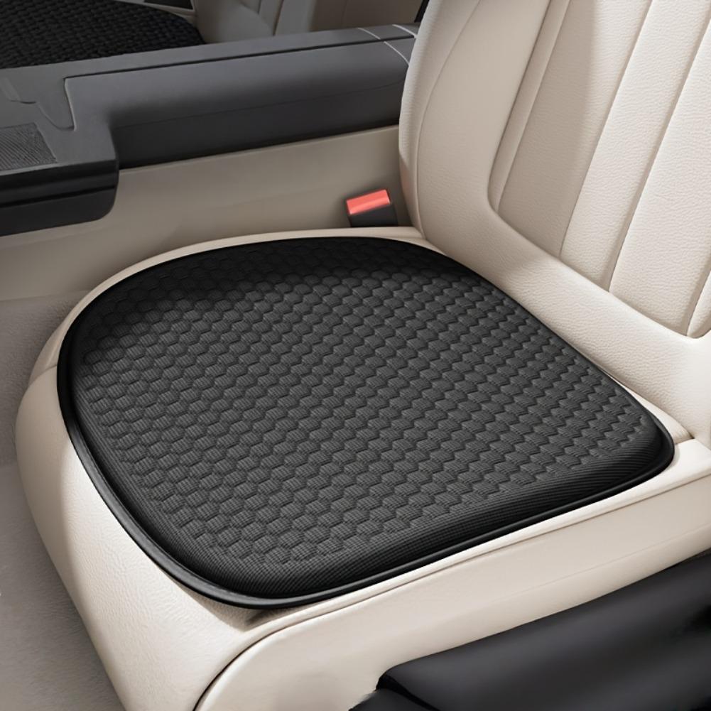 Summer Cooling Car Seat Cushion Breathable Non-Slip Solid Color Pad Soft Comfort Mat Dustproof Car Seat Cover Front Driver Seat