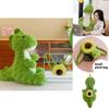 Cute Green Plush Avocado Backpack Toy For Kids Soft And Fluffy Dinosaur Stuffed Animal Pillow