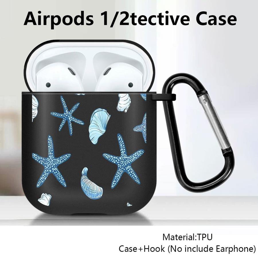 Ocean Shell Stars Case For Airpods Pro 3 Pro2 2 1 Pro3 4 Earphone Cases Cover