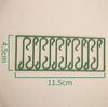 10-Pack Small S-Shaped Plastic Hooks for Christmas Tree Decorations and Venue Arrangements