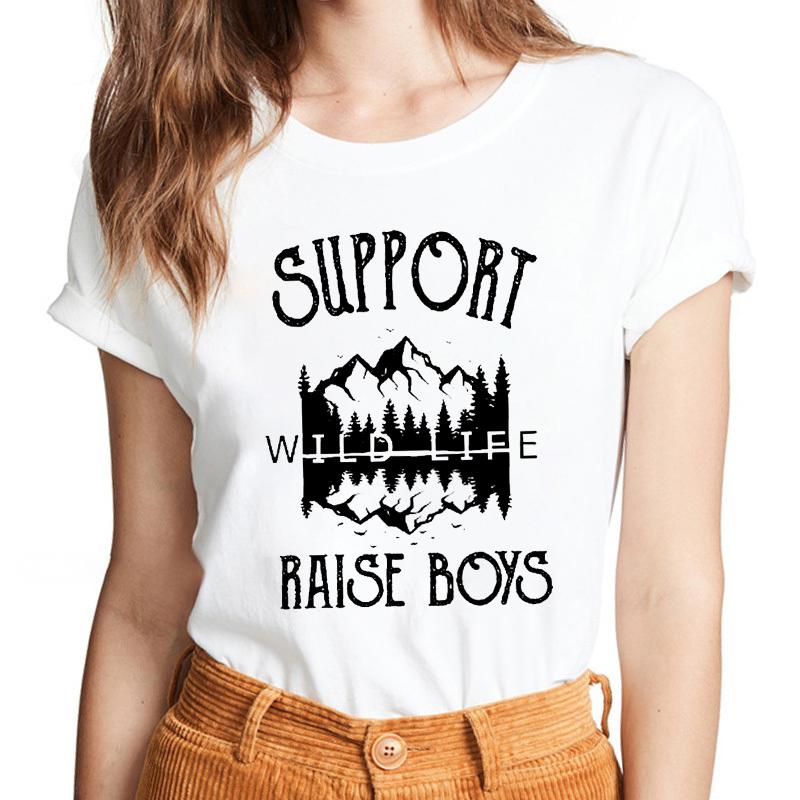 Lattice Mama Bear Letter Print T Shirt Women White Shirts Fashion O-Neck Short Sleeve T-Shirt Summer Tee Casual Top Female Tee