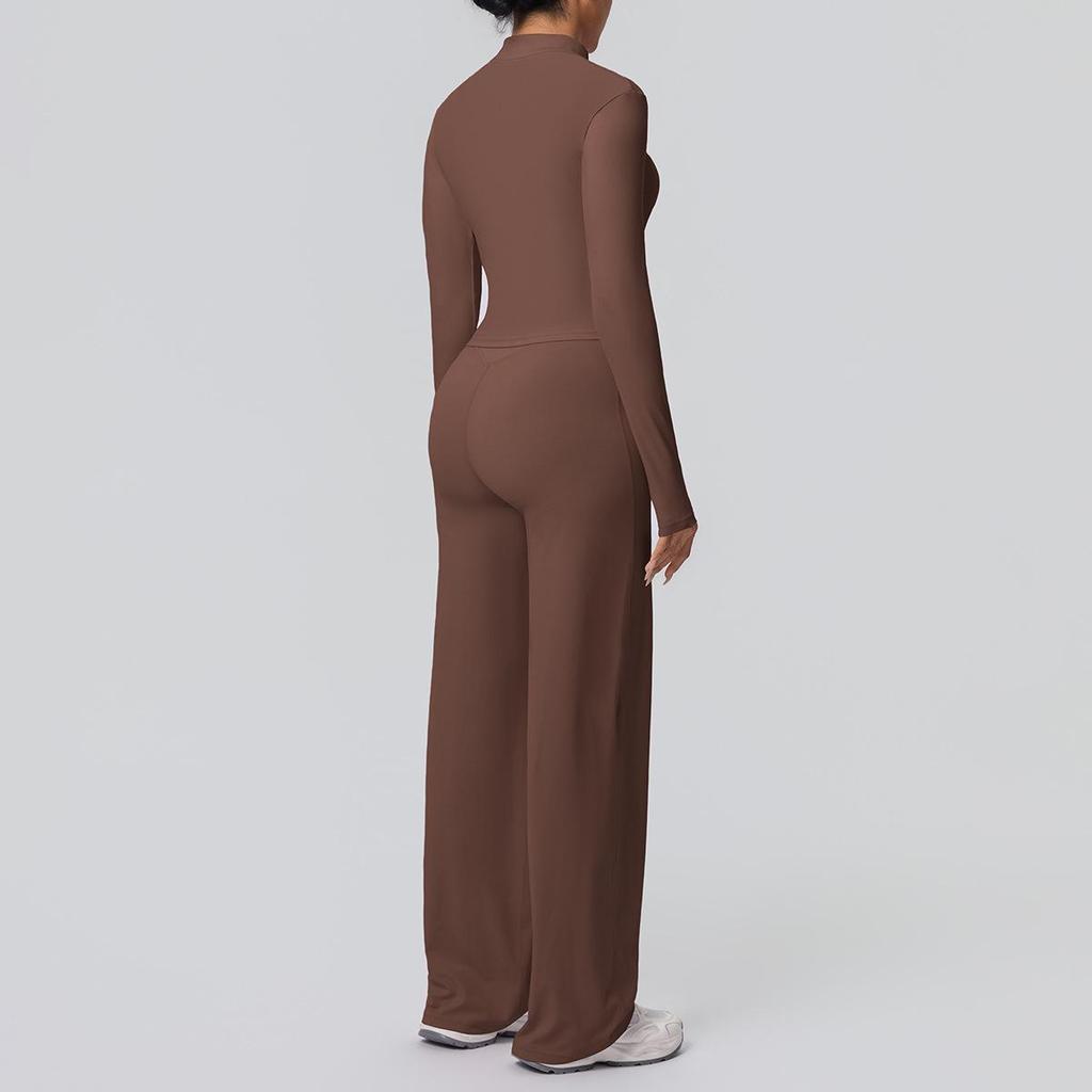High-Waist Fitness Jacket & Butt-Lifting Yoga Pants Set