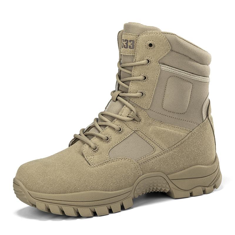 Hiking Boots Men's Training Boots Spot Outdoor Hiking Boots Desert Boots Large Size Tactical Boots