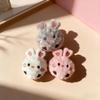 Plush Rabbit Dog Chew Toy Bite Resistant Cartoon Bunny Dog Teething Toy with Squeaker Boredom Stress Relief Toy Pet