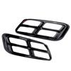 2pcs Glossy Black Quad Eye Front Bumper Fog Lamp Light Bezel Cover Trim Fit For Kia K5 Optima 2014-2015