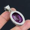 Pink Topaz Gemstone Pendant Solid 925 Sterling Silver Pendant Jewelry Gift For Unisex