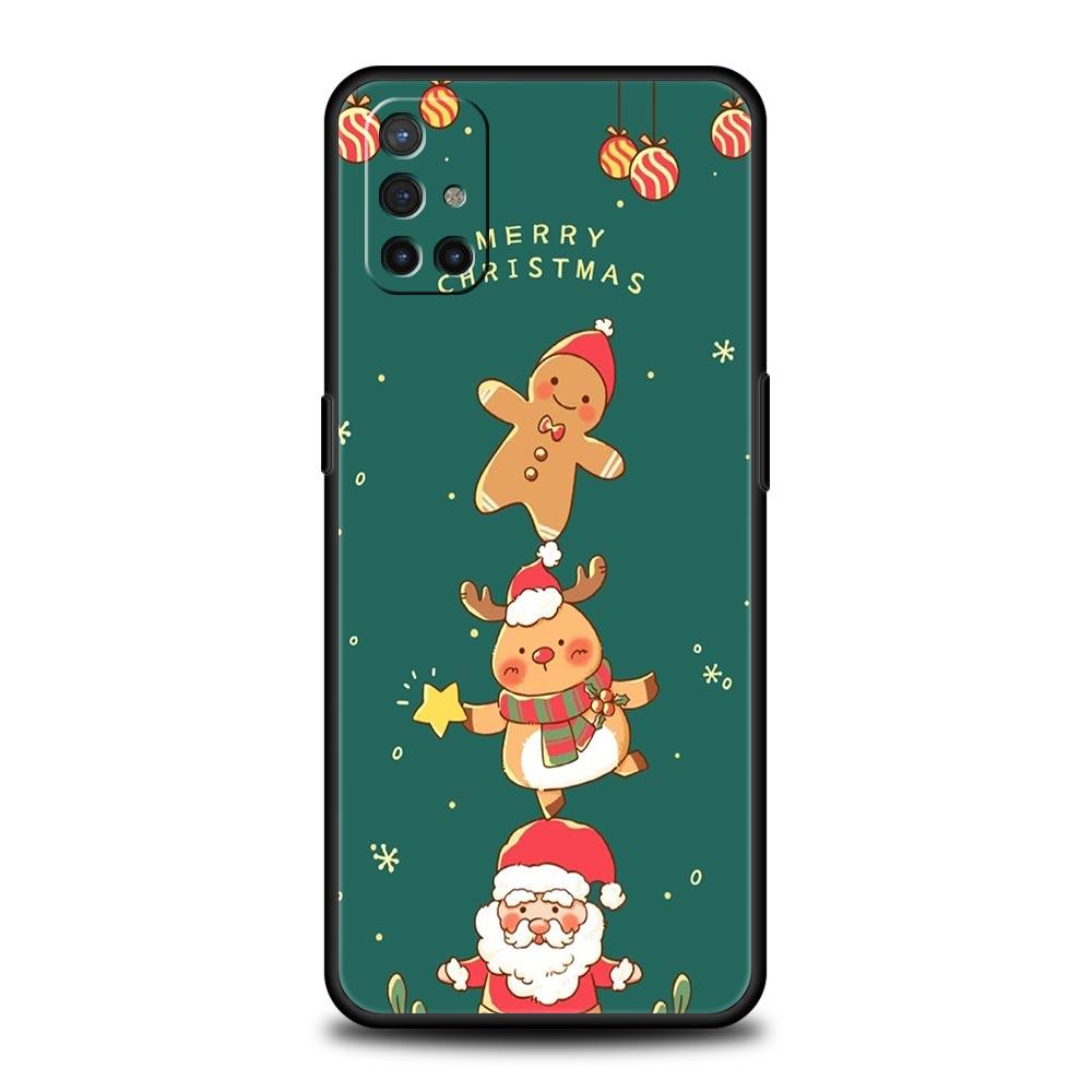 Pouzdro na telefon pro OnePlus 11 10 9 Pro 9T 12R 10R 9R 9RT 10T 8T 8 7 6T 7T Nord 2T CE 2 5G N200 N10 N100 Vánoční Santa Claus