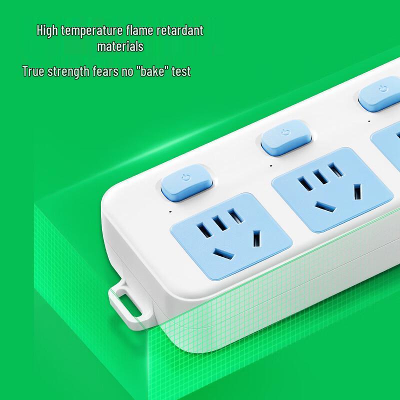 BULL GN-314 3-Gang Individual Switch Power Strip