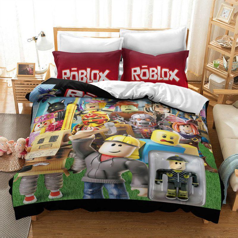 3d Printed Game Roblox Bedding Set Quilt Cover Pillow Shame Us Uk King Queen