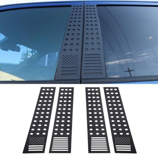 3 Types Stainless Steel Windows Pillar Post Trim For Dodge Ram 1500 2010-2017 US