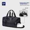 HLA Travel Bag, Handheld Luggage Bag, Sports and Fitness Bag, Trip Suitcase, Black, 32L