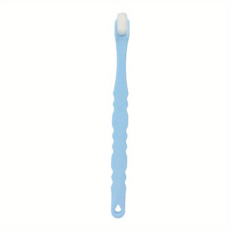 1pc Pet Toothbrush Universal Oral Cleaning Ultra-fine Soft Bristle Toothbrush Pet Supplies синий