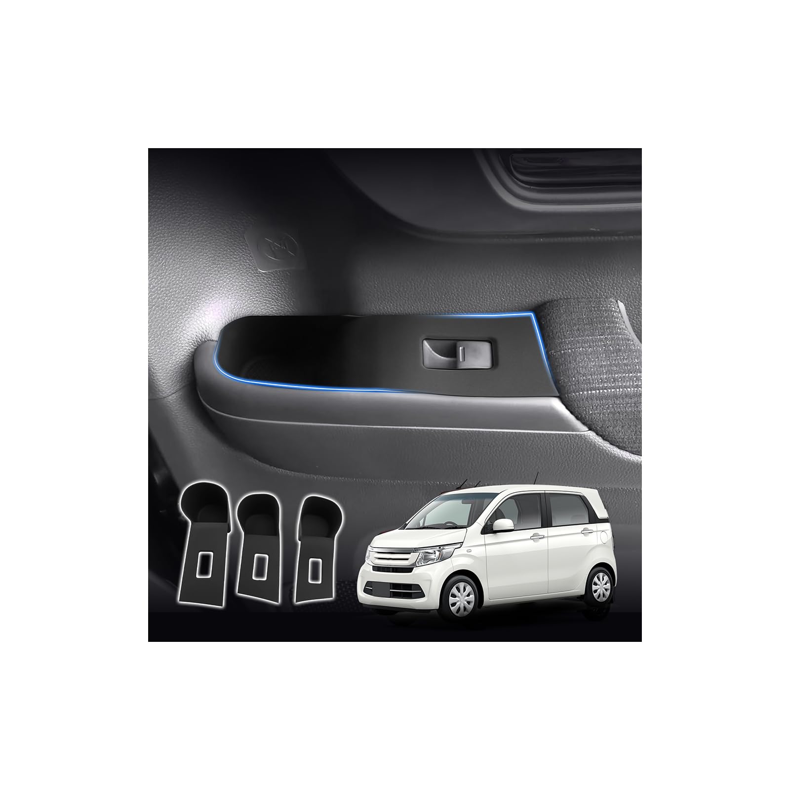 

SXCY Новый Специальный для Honda Подстаканник Панель переключателей стеклоподъемников Стакан Переключатель Мелкие предметы Легкие детали для хранения в салоне N-WGN JH3/4 (2-е поколение) Держатель,