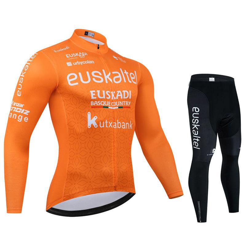 Podzimní cyklistický set 2026 Oblečení na silniční kolo Dlouhý rukáv Dres MTB Uniforma Cyklistické kraťasy s laclem Sportovní tričko na jízdu