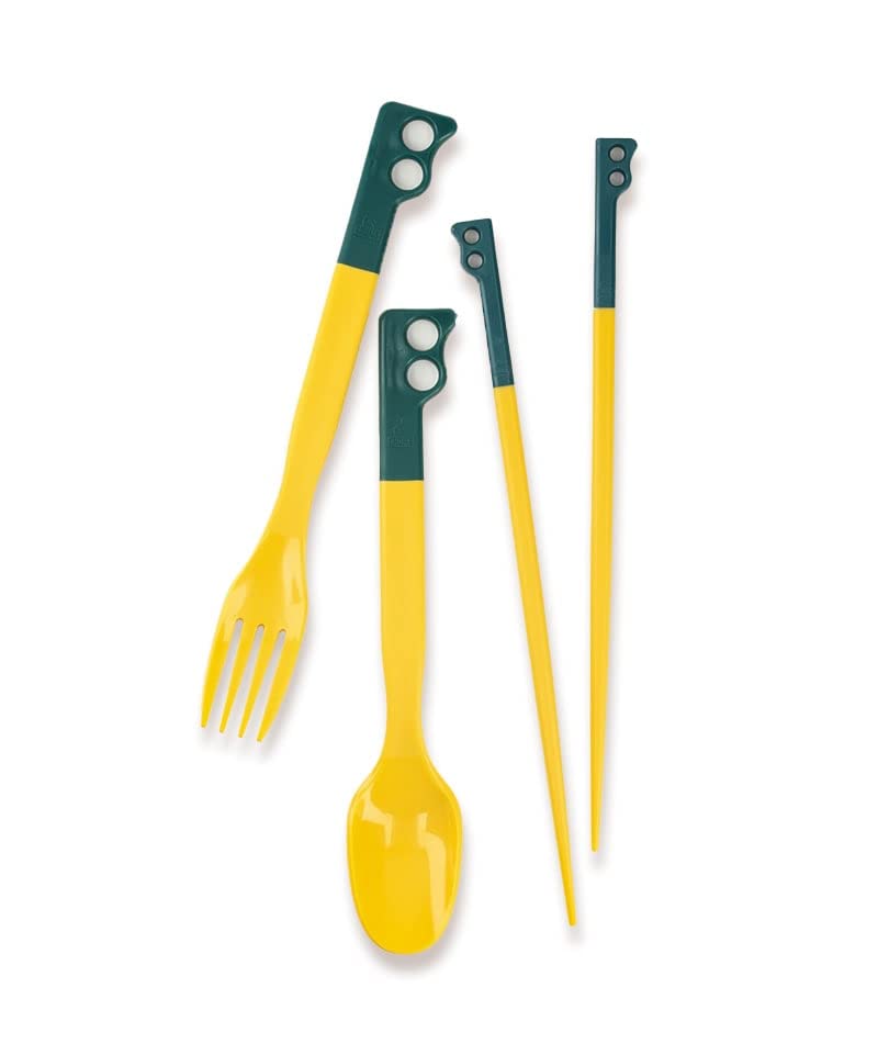 

CHUMS CAMPER CUTLERY SET Cutlery F (Chums) (Camper Set) TEAL/YELLOW