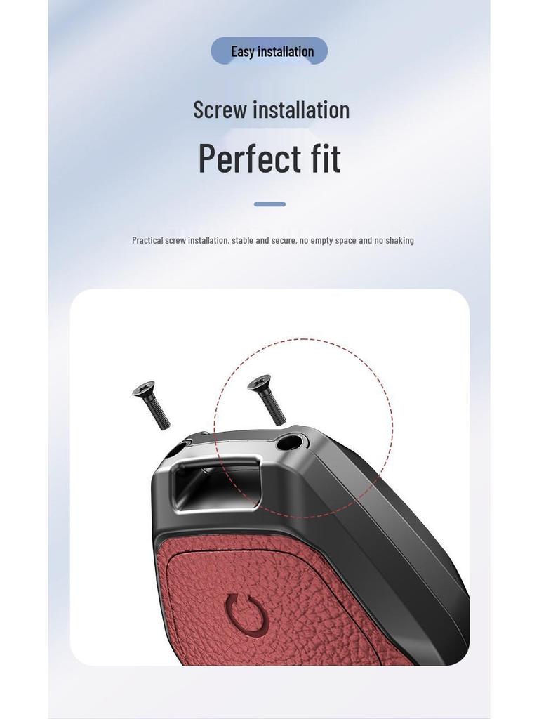 BYD Han Key Case: Fits BYD Qin Pro, Song Max, New Energy, Tang, and Song Plus Car Bagi with Metal Shell