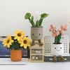 Simulation Flower Creative Succulent Plush Toy Simulation Sunflower Potted Plant Home Decoration Doll