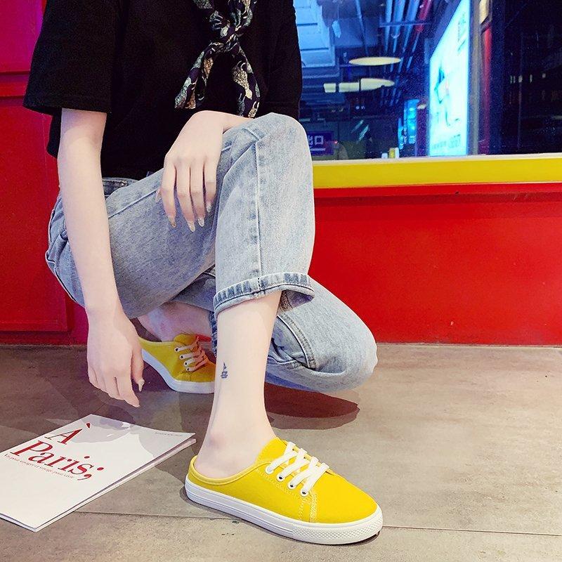 Zapatos de lona para mujer sin tacón Medias zapatillas de moda Zapatillas  de lona comprar a buen precio — entrega gratuita, reseñas reales con fotos  — Joom