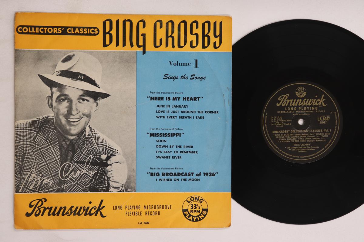 

10inch Record BING CROSBY - Collector s Classics, Vol.1 LA8687 BRUNSWICK UK Jazz Used