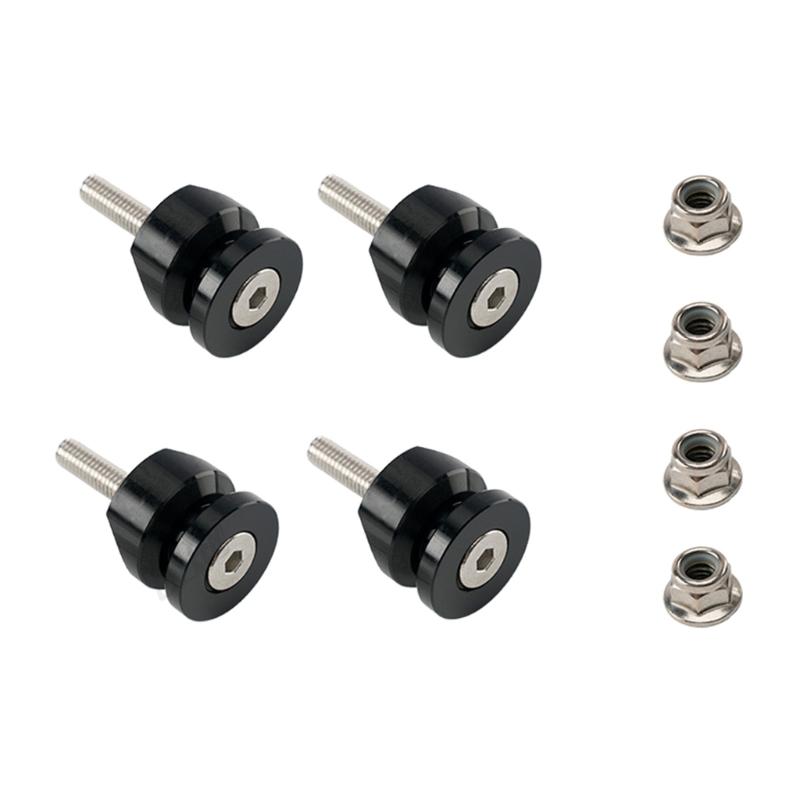 Set aus 4 universellen Motorrad-Wartungs-Heckboxen, Schnellverschluss-Pads, leichte Aluminiumlegierung mit Anti-Rutsch-Design