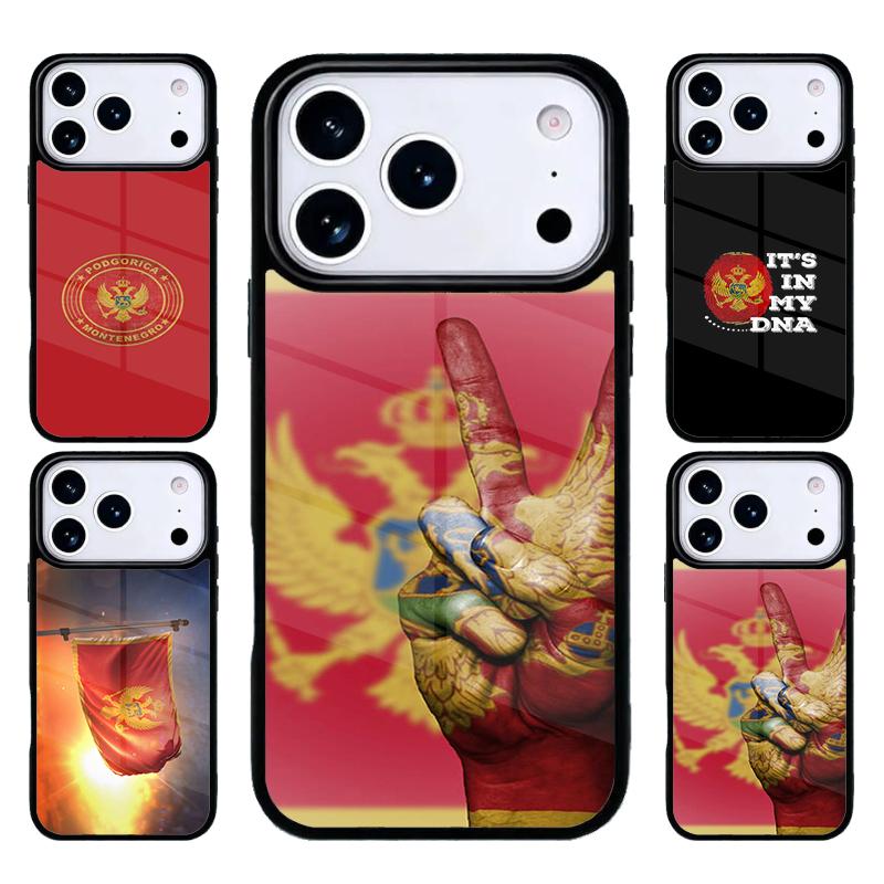 Montenegro Flag Phone Case For iPhone 17 Air 16 15 14 13 12 11 Pro Max Plus