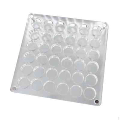 Rhinestone Storage Rock Clear Portable Acrylic Magnetic Seashell Display Box