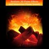 LED Creative Home Fireplace Lamp, Flame Lamp Modeling Lamp Nordic Style Decorative Lights Christmas Crafts Decoration