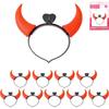 Party Show LED Lamp Devil Horn Headband Large Size