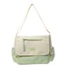 Preppy Style Crossbody Bag Handbag Canvas Bag Fashion Shoulder Bag  Unisex