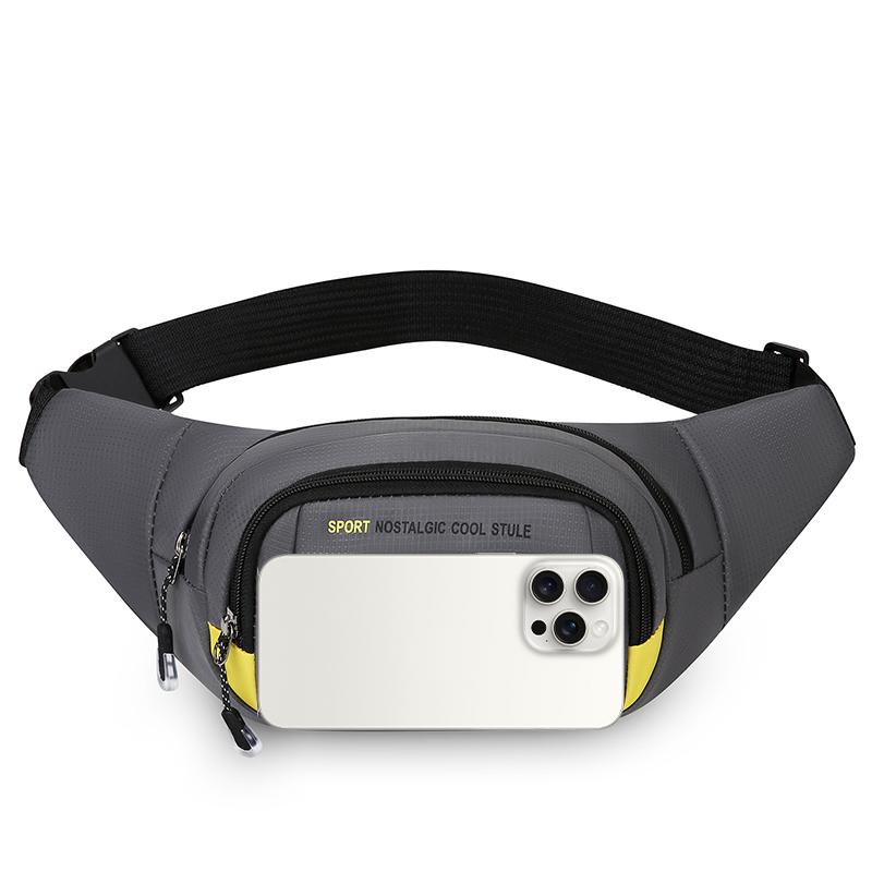 Unisex Mobile Waist Bag - Large Capacity, Water-Resistant, Durable for Work & Travel, Fashion Crossbody Pack Sports Bag