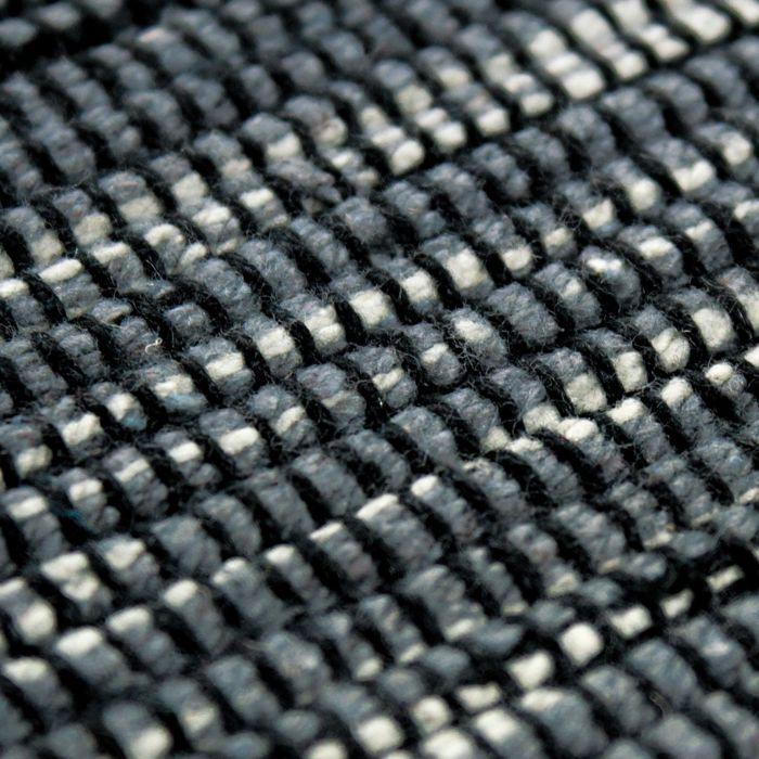 Tapis salon en coton tissé tressé gris 190x290