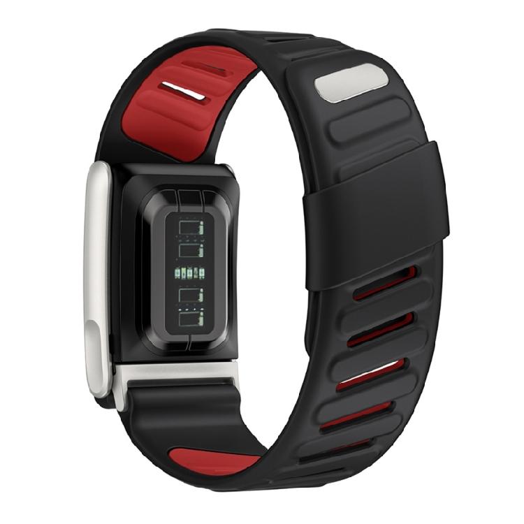 Contemporary Double Color Wrist Straps Ergonomic Silicone Replacement Band Suitable for 5.0/5.0MG Activity Trackers