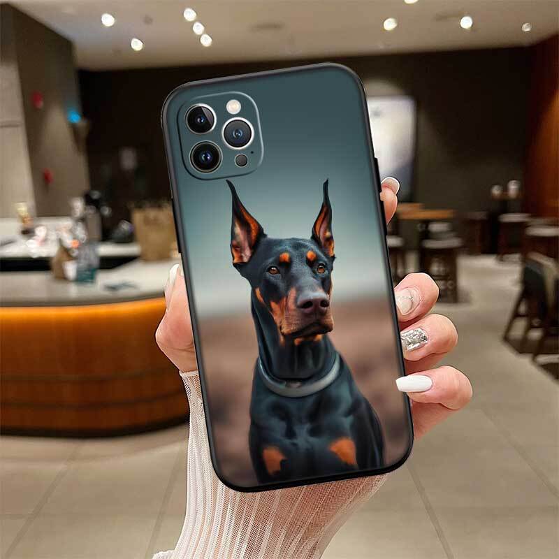 Rottweiler Doberman Guard Dog Phone Case for Redmi Note 12 12S 12C 13 13C 13R 14 14S 14R 14C 11A 13X A3 A3X A4 A5 Pro Max Plus