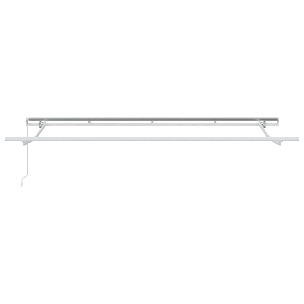 Retractable Awning Cream 350 X 200 Cm Polyester and Aluminum