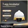 Compact 7-Egg Incubator for Quail and Pigeon - Ideal for Household Bird Hatching