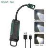COB Work Light USB Rechargeable Led Work Light with 360° Swivel Hose Magnetic Hanging Hook for Camping Car Repair Emergency