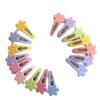 8/16 Pcs/set Flower Multicolor Bownot Hair Clips Plastic Hair Barrettes Bangs Hairpin  Women