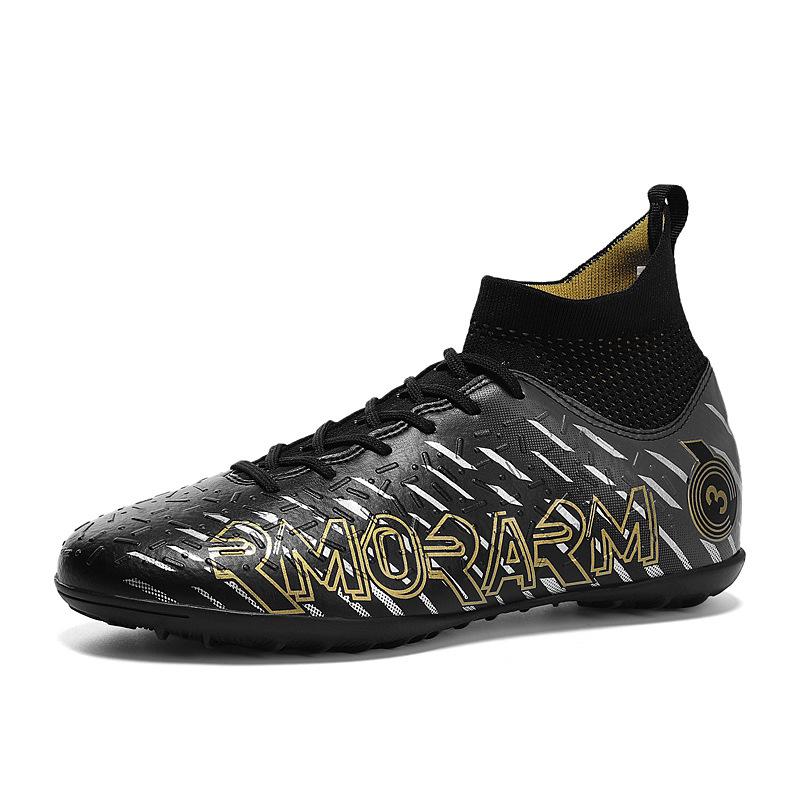 Pantofi de fotbal pentru tineret de primăvară, pentru bărbați, unghii sparte, TF, pentru tineri, campus, pantofi de antrenament cu vârf înalt, mărime mare, 31-48.