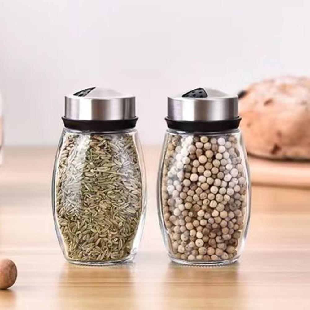 Transparent Spice Bottle Set With Swivels Base Multipurpose Sealed Spice Bottle For Kitchen China Mainland