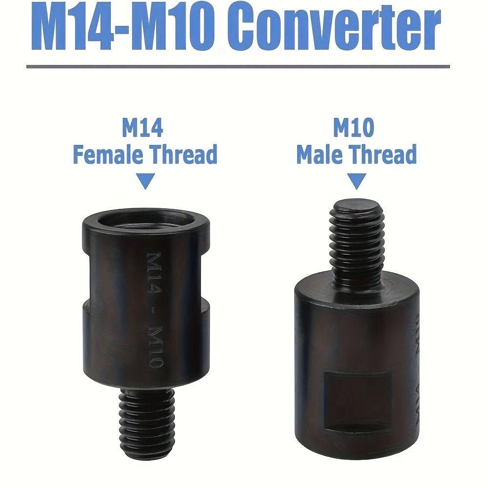Multi-purpose Angle Grinder Adapter M 14 To M 10 Polisher Output Shaft Power Tool Accessory