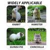 Bunny Hay Bag Hanging Bag Feeder Stand Black Durable Feed Dispenser Container for Rabbits Bunnies Small Animals
