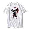 Casual Anime Demon Slayer Kimetsu No Yaiba Graphics Women T-Shirt Summer Loose Blouse 90S O-Neck Ladies White Kids Tops Men Tees