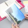 NatSumeBasics 12 A5 Binder Pocket Dividers with Tabs Zipless 5" x 8" Clear Cash Stuffing Envelopes Planner erts for 6 Ring Budgeting Accessories (12