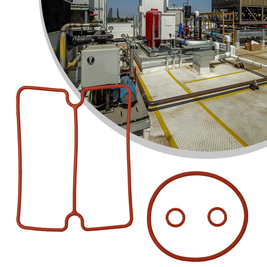 4pcs Nitrile Rubber Sealing Ring For Oil-Air Compressor Cylinder Head 4X