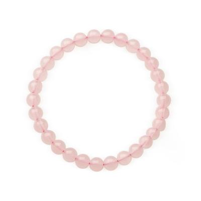 Astrotalk Rose Quartz Bracelet – 6mm Natural Stone Beaded Bracelet for Women, Gift Jewellery
