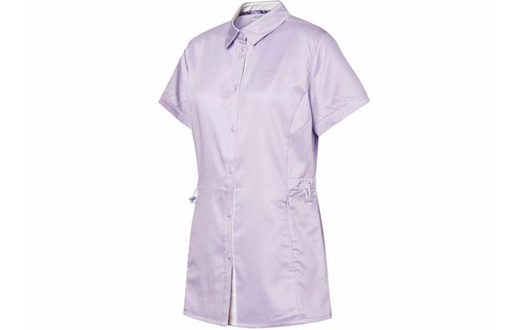 PUMA Shirts Women s Light Lavender Square Collar Moderate Shirt 533730-16 L